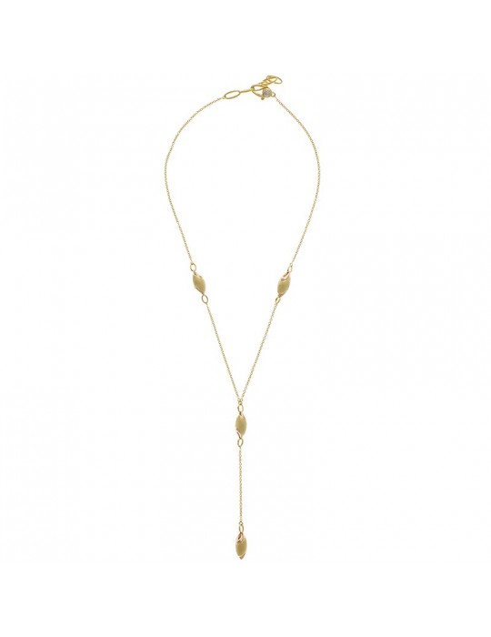 Chimento Woman's Necklace - Verve in Yellow Gold and 18K Rose Gold 45 cm - 0