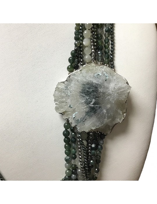 Della Rovere Necklace with Rock Crystal for Women - 0