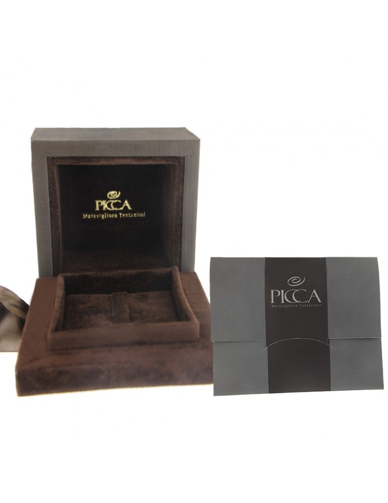 Picca Woman's Ring  - Girl in 18k White Gold with Natural Diamonds - 0