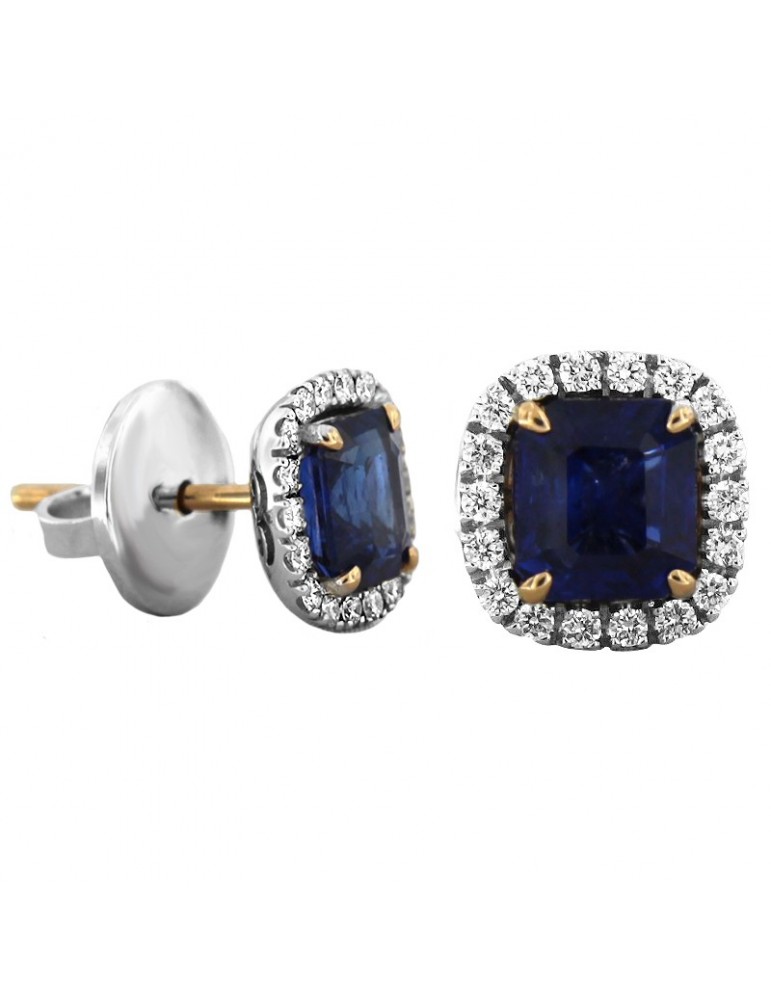 Crivelli Earrings with Sapphires and Diamonds for Woman - 0