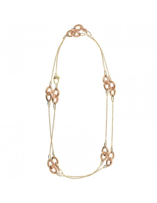 Collana Chimento - Capricci - Oro Giallo - Oro Rosa - 90 cm - 1G01423ZB3900