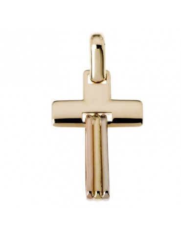 Chimento Rood Pendant - Tradition Gold in 18k Rose Gold Sacred Image - 0