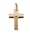 Chimento Rood Pendant - Tradition Gold in 18k Rose Gold Sacred Image - 0