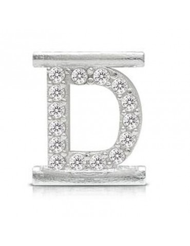 Charm Lettera D - Bracciale Eleonora Giordani - Argento 925% - EG0004