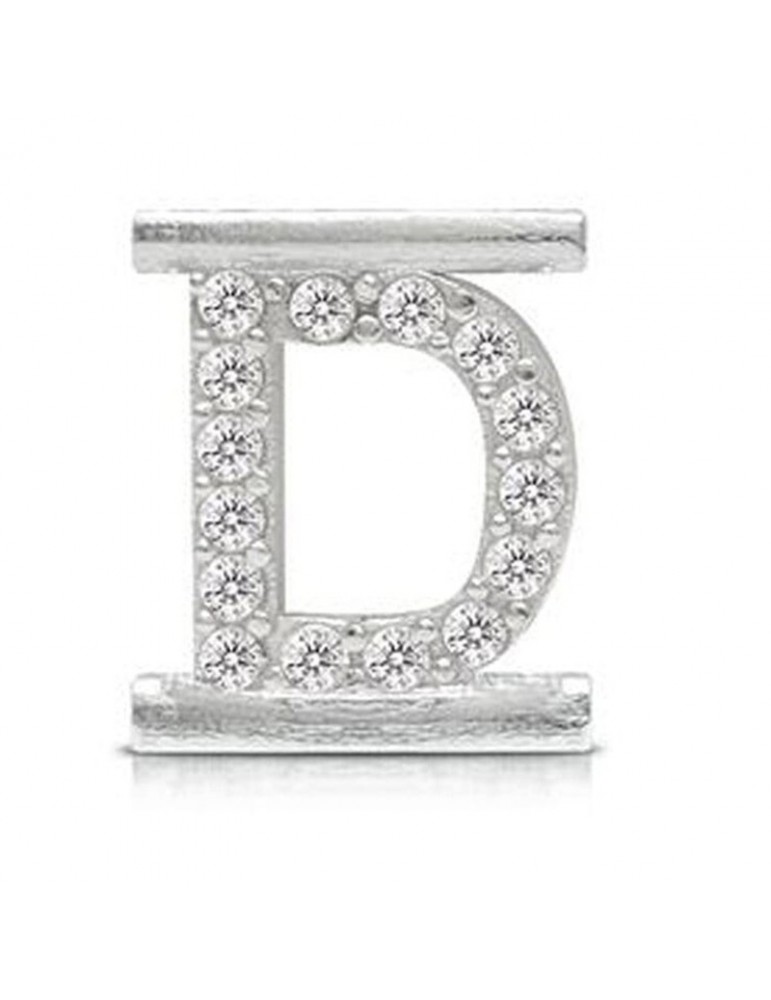 Charm Letter D Component for Eleonora Giordani Bracelet - in Silver 925 - 0