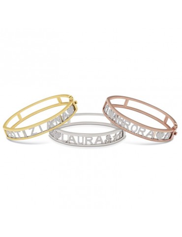 Charm Lettera E - Bracciale Eleonora Giordani - Argento 925% - EG0005 2