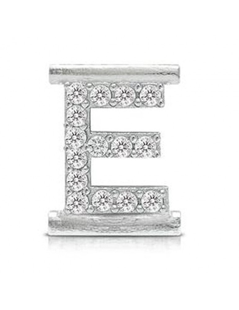 Charm Lettera E - Bracciale Eleonora Giordani - Argento 925% - EG0005