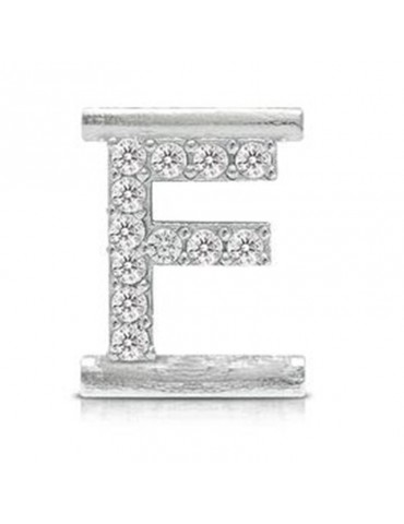 Charm Lettera F - Bracciale Eleonora Giordani - Argento 925% - EG0006