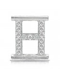 Charm Letter H Component for Eleonora Giordani Bracelet - in Silver 925 - 0
