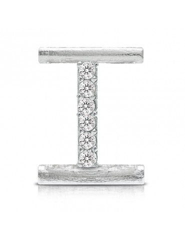 Charm Letter I Component for Eleonora Giordani Bracelet - in Silver 925 - 0