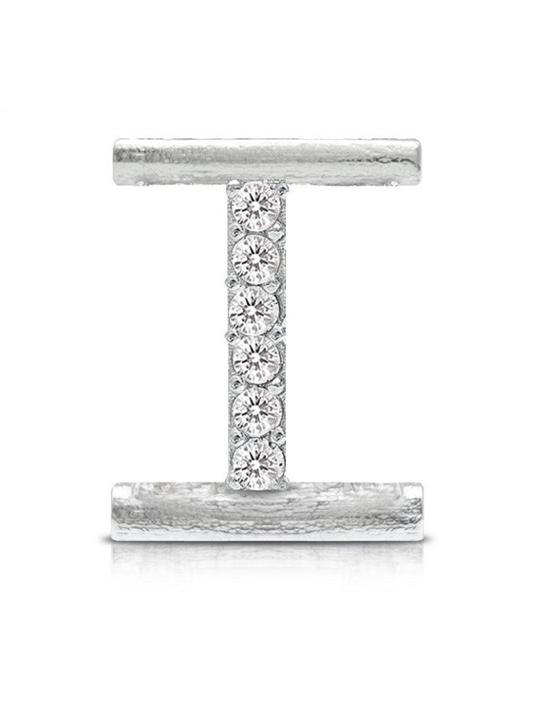 Charm Letter I Component for Eleonora Giordani Bracelet - in Silver 925 - 0