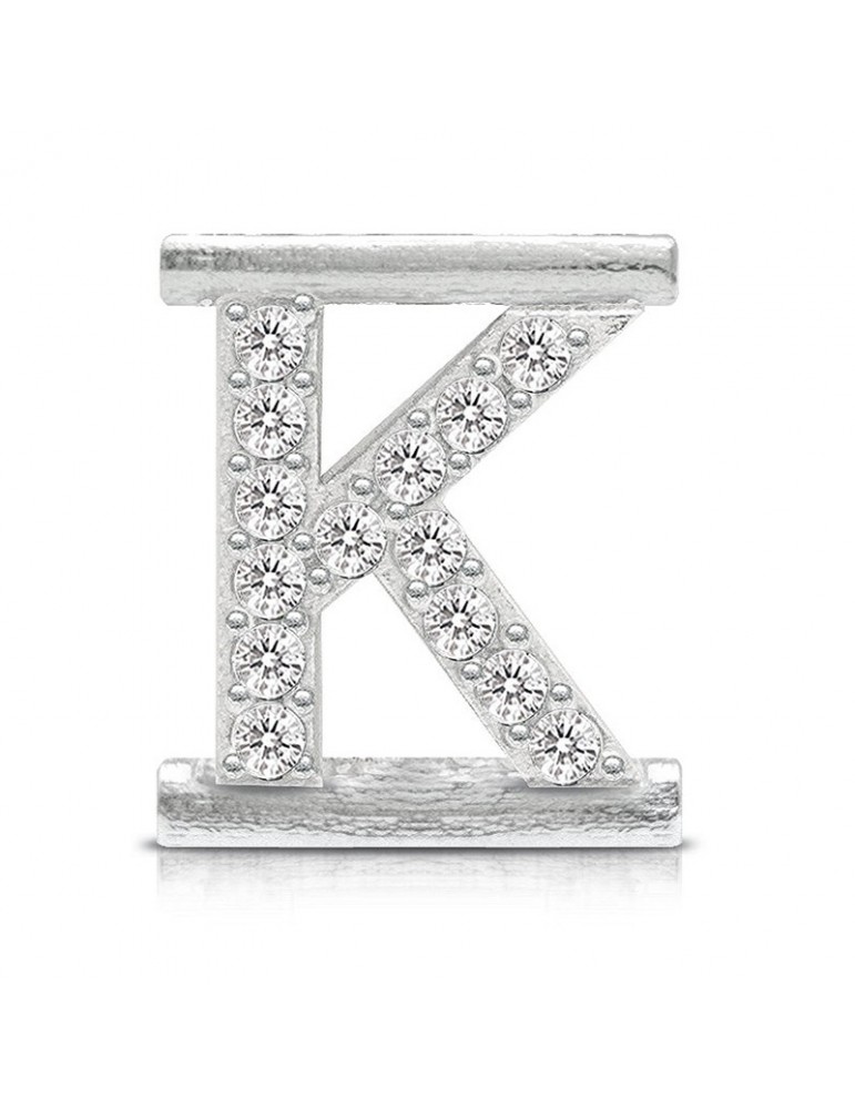 Charm Letter K Component for Eleonora Giordani Bracelet - in Silver 925 - 0