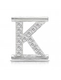 Charm Letter K Component for Eleonora Giordani Bracelet - in Silver 925 - 0