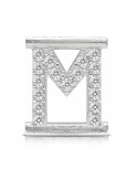 Charm Lettera M - Bracciale - Eleonora Giordani - Argento 925% -EG0013