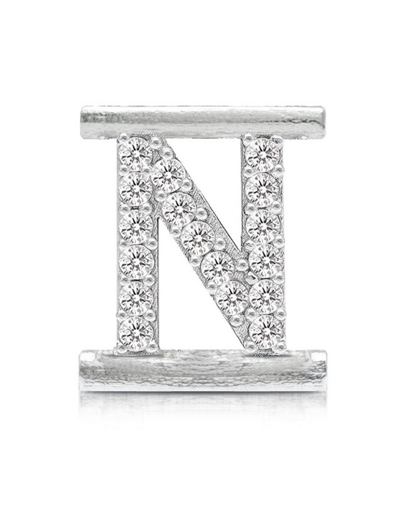 Charm Lettera N - Bracciale - Eleonora Giordani - Argento 925% -EG0014