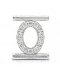 Charm Letter O Component for Eleonora Giordani Bracelet - in Silver 925 - 0