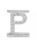 Charm Letter P Component for Eleonora Giordani Bracelet - in Silver 925 - 0