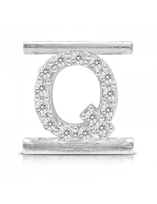 Charm Lettera Q - Bracciale - Eleonora Giordani - Argento 925% -EG0017