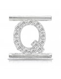 Charm Letter Q Component for Eleonora Giordani Bracelet - in Silver 925 - 0