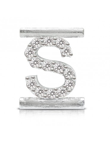 Charm Lettera S - Bracciale - Eleonora Giordani - Argento 925% -EG0019