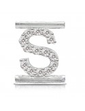 Charm Letter S Component for Eleonora Giordani Bracelet - in Silver 925 - 0