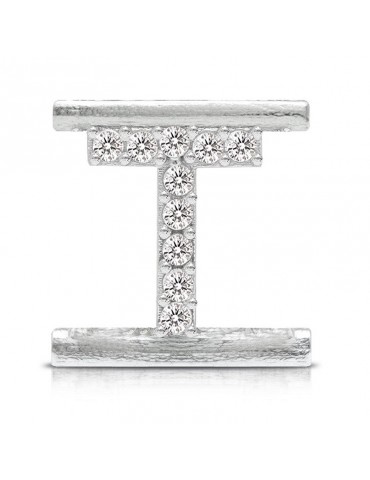 Charm Lettera T - Bracciale - Eleonora Giordani - Argento 925%- EG0020