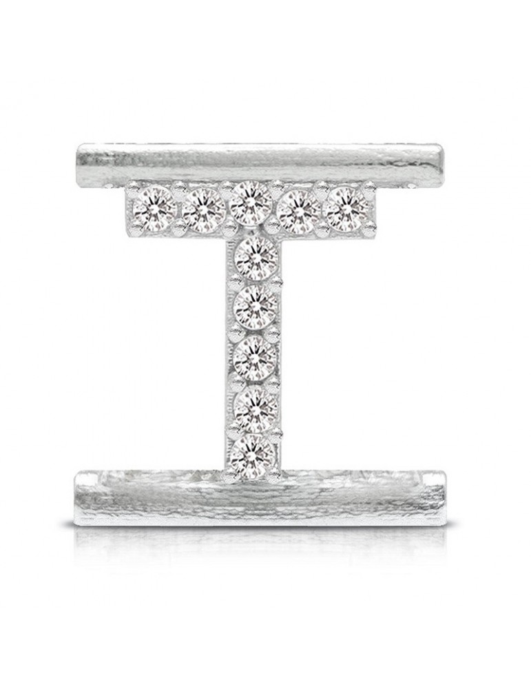 Charm Letter T Component for Eleonora Giordani Bracelet - in Silver 925 - 0