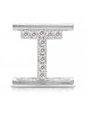 Charm Letter T Component for Eleonora Giordani Bracelet - in Silver 925 - 0