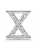 Charm Letter X Component for Eleonora Giordani Bracelet - in Silver 925 - 0
