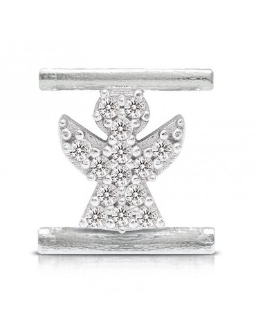 Charm Angel Symbol Component for Eleonora Giordani Bracelet - in Silver 925 - 0