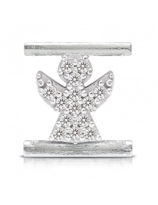 Charm Angel Symbol Component for Eleonora Giordani Bracelet - in Silver 925 - 0
