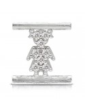 Charm Symbol Girl Component for Eleonora Giordani Bracelet - in Silver 925 - 0