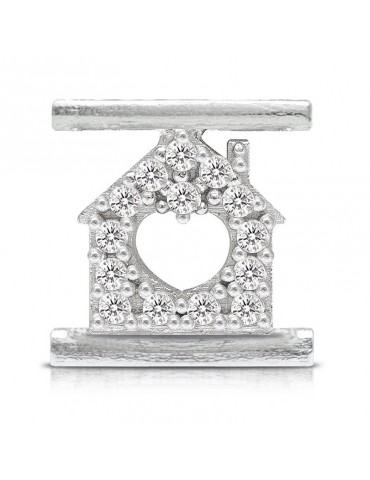 Charm Simbolo Casa Cuore - Eleonora Giordani - Argento 925% - EG0031
