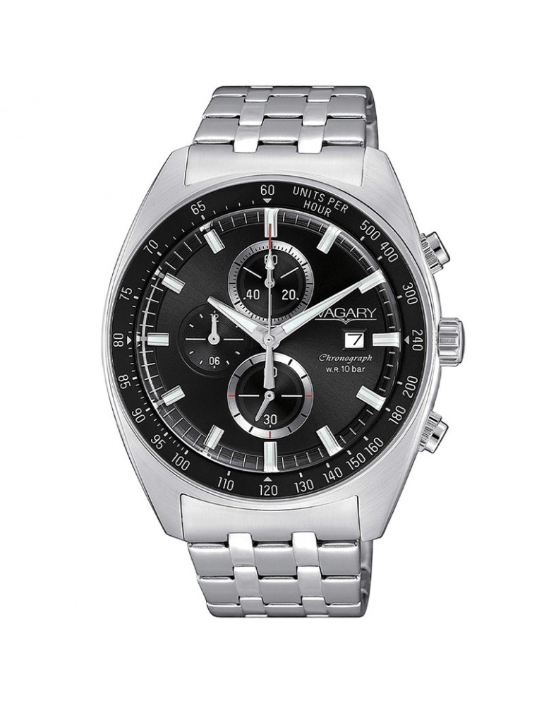 Orologio Vagary Uomo - Rockwell Cronografo - 42mm Nero - VA1-218-51