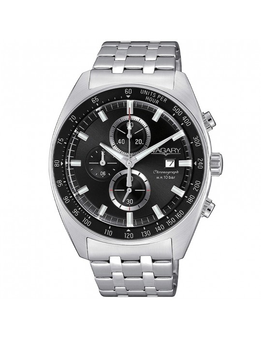 Vagary Watch Man - Rockwell Chronograph 42mm Black - 0