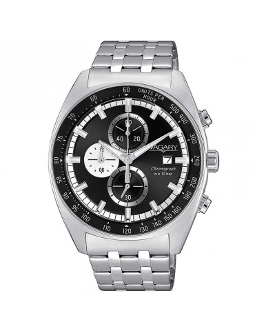 Orologio Vagary Uomo - Rockwell - Cronografo 42mm Nero - VA1-218-53