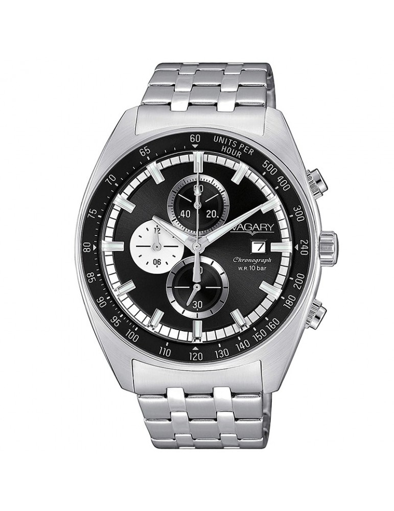 Vagary Watch Man - Rockwell Chronograph 42mm Black - 0