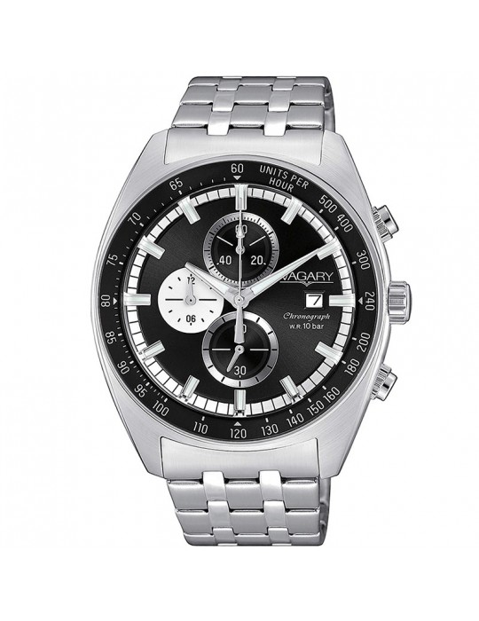 Vagary Watch Man - Rockwell Chronograph 42mm Black - 0