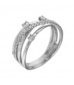 Giorgio Visconti Women's Fantasy Ring with Diamonds - 0