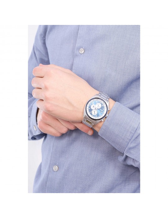 Vagary Watch Man - Rockwell Chronograph 42mm Blue and Silver - 0