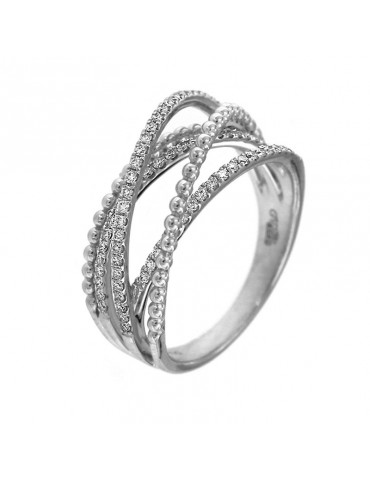 Giorgio Visconti Women's Fantasy Ring with Diamonds - 0