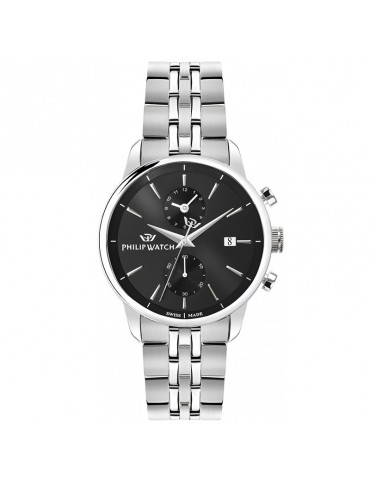 Orologio Philip Watch Uomo - Anniversary 40mm Cronografo Nero - R8273650002