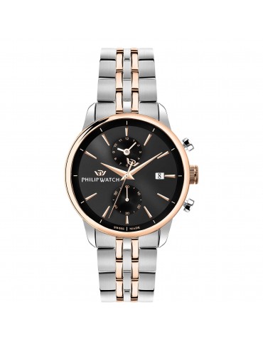 Philip Watch Men's Watch - Anniversary Chronograph 40mm Black - 0