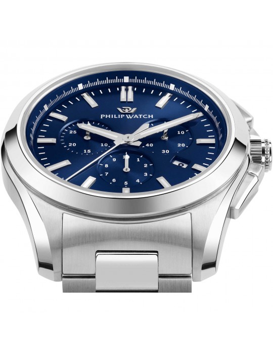 Philip Watch Man - Amalfi Chronograph 43mm Blue Watch - 0