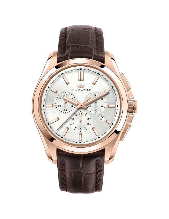Orologio Philip Watch - Amalfi - Cronografo 43mm -Argento -R8271618001