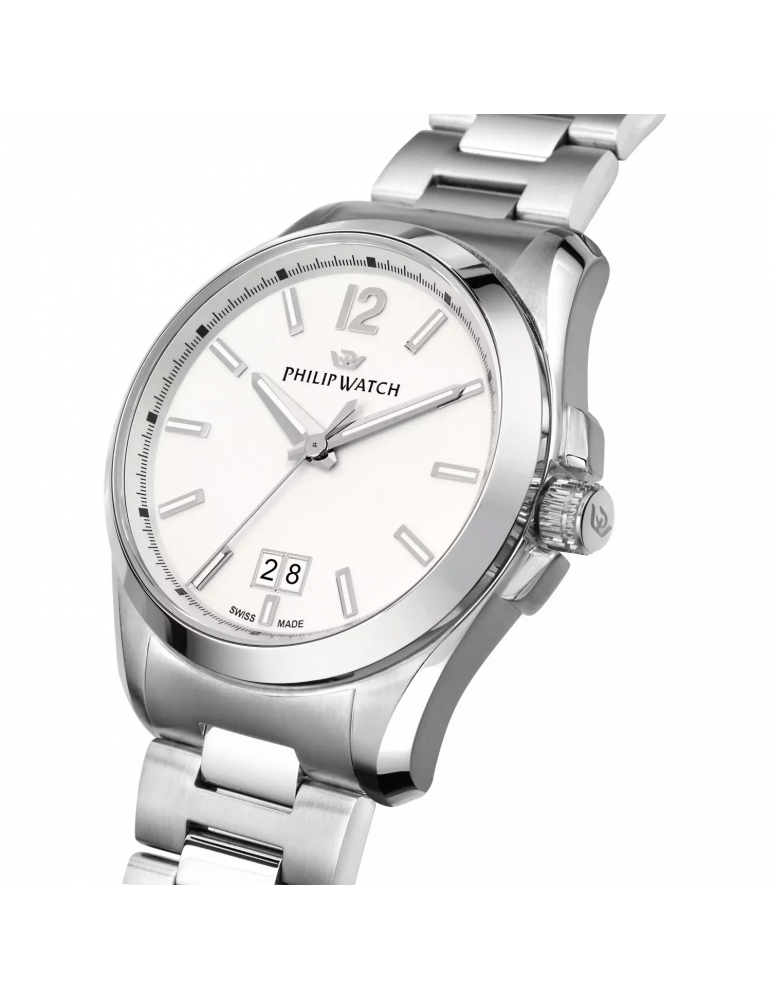 Orologio Philip Watch Uomo - Amalfi Multifunzione 43mm Bianco - R8253218001
