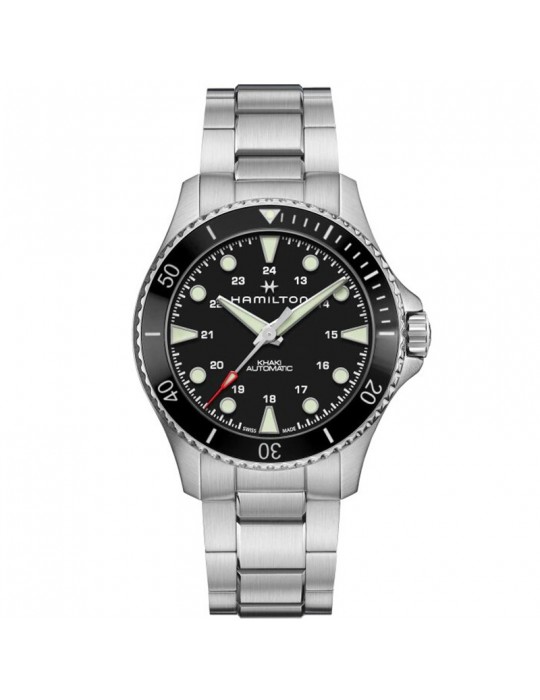 Hamilton Men's Watch - Khaki Navy Scuba Automatic 43mm Black - 0