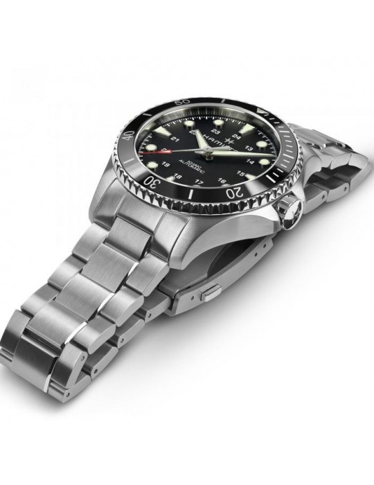 Hamilton Men's Watch - Khaki Navy Scuba Automatic 43mm Black - 0
