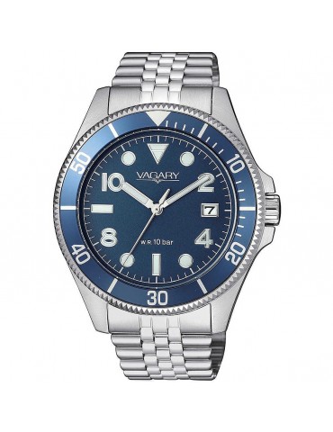 Vagary Man's Watch - Aqua39 Time and Date 41mm Blue - 0