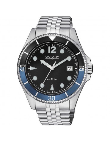 Vagary Man's Watch - Aqua39 Time and Date 41mm Blue - 0
